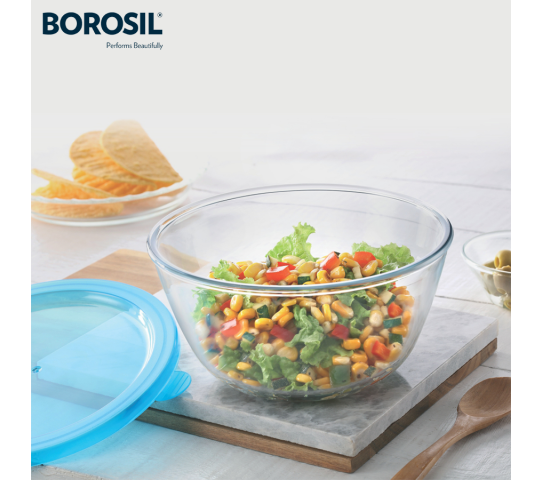 Glass Mixing Bowl With Lid